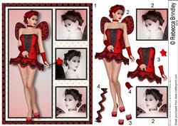 Ladybird Fae Decoupage