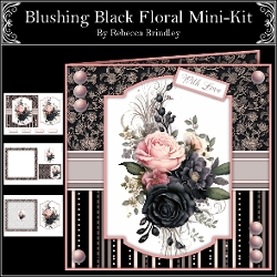 Blushing Black Floral Mini-Kit