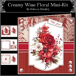 Creamy Wine Floral Mini-Kit