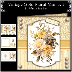 cup1387845_442 - Vintage Gold Floral Mini-Kit