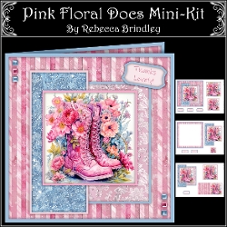 Pink Floral Docs Mini-Kit