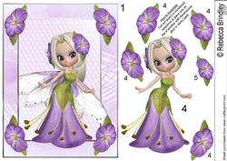 Flower Fae Foxglove Decoupage 1 of 2