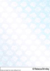Frosty Florals Backing Sheet Two