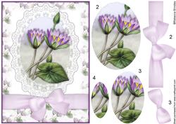 Purple Lotus Flower Pyramid