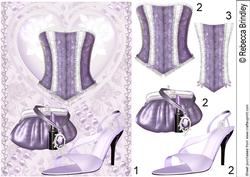 Party Night in Purple Decoupage