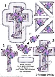 Purple Peace Decoupage