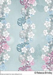 Blossom Belle Backing Paper One