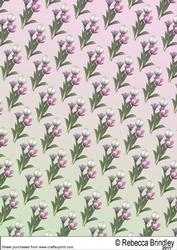 Flower Girl Backing Paper Two