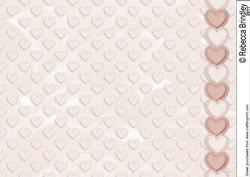 Coral Hugs Backing Paper One
