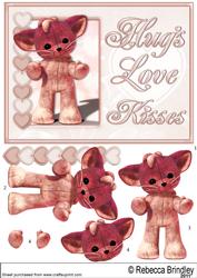Coral Hugs Decoupage