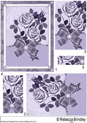 Soft Mauve Roses Pyramid