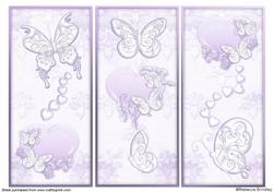 Romantic Butterflies in Lavender