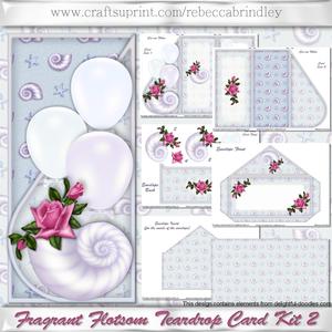 Fragrant Flotsom Teardrop Card Kit 2