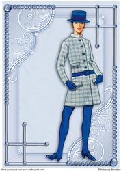Flirty Frocks in Blue A4
