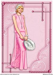 Flirty Frocks in Pink A4