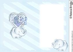 Baby Nellie in Blue Blank Insert