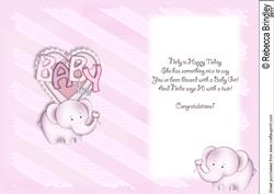 Baby Nellie in Pink Custom Verse Insert