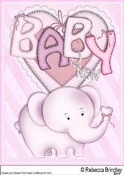 Baby Nellie in Pink A4