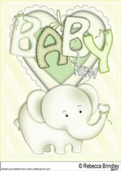 Baby Nellie in Green A4