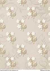 Oval Cross in Taupe Backing Paper 2