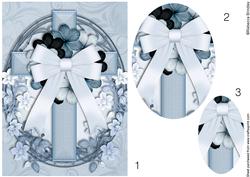 Oval Cross in Blue Pyramid