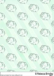 Baby Nellie in Mint Backing Paper 2