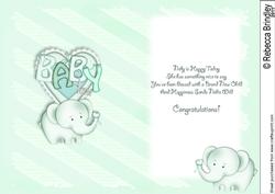 Baby Nellie in Mint Custom Verse Insert