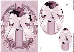 Oval Cross in Pink Pyramid