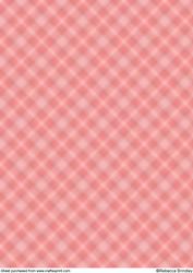Rosy Plaid Backing Paper 5
