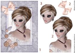 Belle of the Ball 2 Decoupage