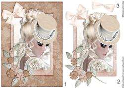 Top Hat Totty 4 Decoupage