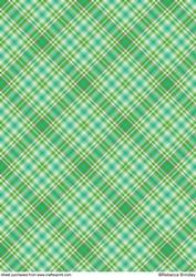 Leafy Plaid Backing Paper 10