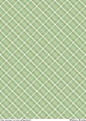 Leafy Plaid Backing Paper 7