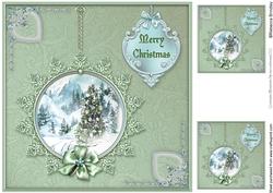 Winter Through the Looking Glass 8x8 Card Front - Mint