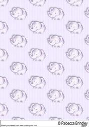 Baby Nellie in Purple Backing Paper 1