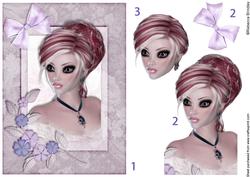 Belle of the Ball 4 Decoupage