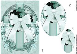 Oval Cross in Turquoise Pyramid