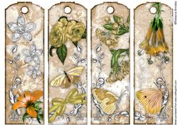Heaven Scent Bookmarks in Burnt Orange