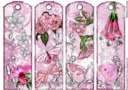 Heaven Scent Bookmarks in Blushing Pink