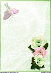 Enchanted Blooms 5 Backing Paper Two