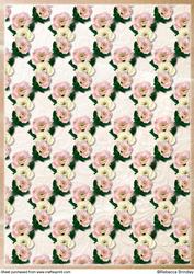 Enchanted Blooms 6 Backing Paper One