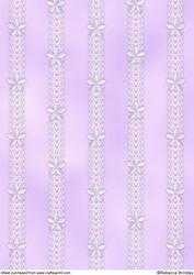 Catseye N Lace Backing Paper in Lilac