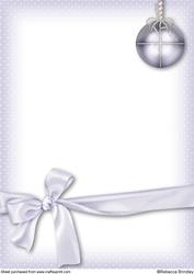 Lavender Baublicious A4 Insert