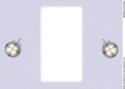 Lavender Baublicious Gatefold Insert
