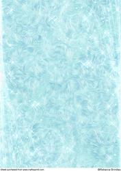 Fluffy Sparkles Backing Paper in Turquoise