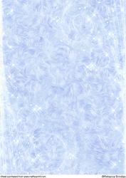 Fluffy Sparkles Backing Paper in Blue