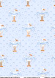 Baby Stork Boy Backing Paper