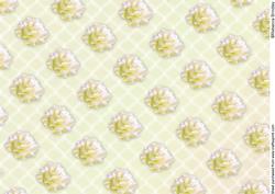 A Delicate Yellow Rose Backing Paper 1