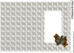 Copper Xmas Candy Canes Insert