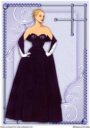 Flirty Frocks in Blueberry A4
